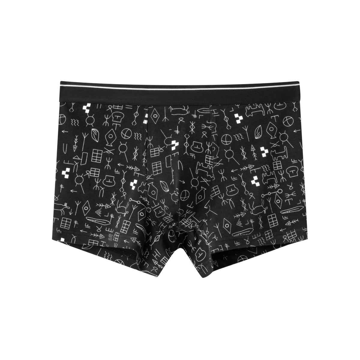 Men's Premium Cotton Printed Boxer Briefs – Soft, Breathable & Comfortable Everyday Underwear