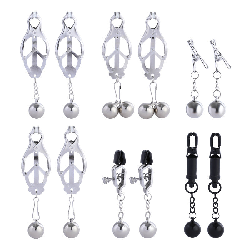 Unisex Metal Gravity Ball Pendant Clips