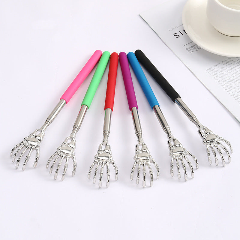 [3 PCS]Skeleton Hand Back Scratcher – Adjustable Stainless Steel Tool