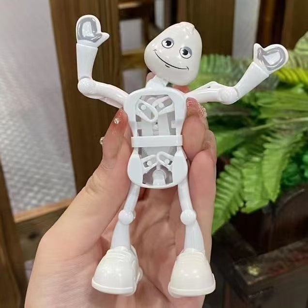 Wind-Up Dancing And Side Split Robot Toy