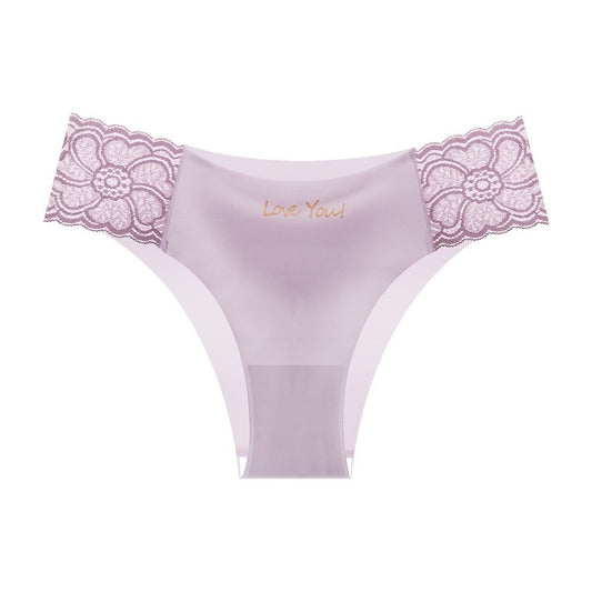 Ultra-Thin Seamless Ice Silk Triangle Panties for Women