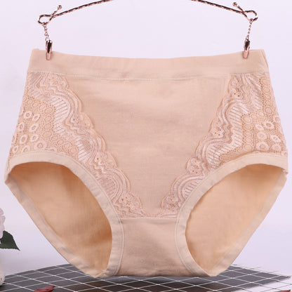 Plus Size High Waist Cotton Panties