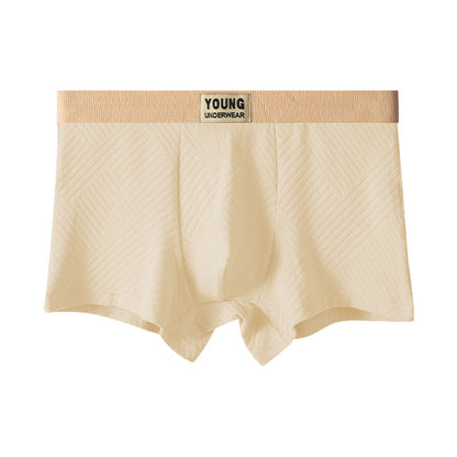 Men’s Cotton Jacquard Boxer Briefs