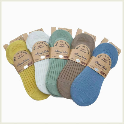 Men’s Cotton Spring & Summer Low-Cut Socks – 10 Pairs Value Pack