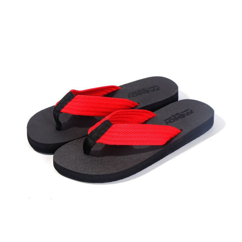 Men's Woven Casual Flip-Flops