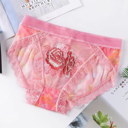 Sexy lace embroidered panties