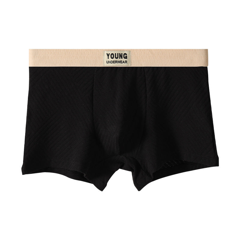 Men’s Cotton Jacquard Boxer Briefs