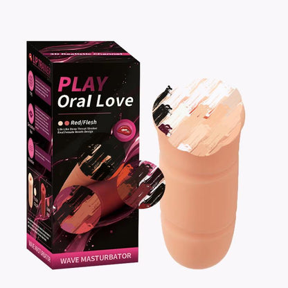 Red lip-shaped decorative ornament，Softly Wraps Around for a Snug Fit