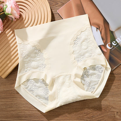 High waist flower lace sexy panties