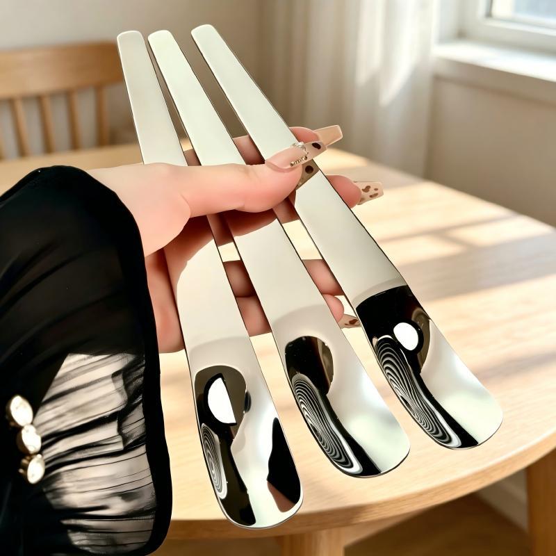 Long-Handle Yogurt & Dessert Spoon – For Home and Restaurant Use