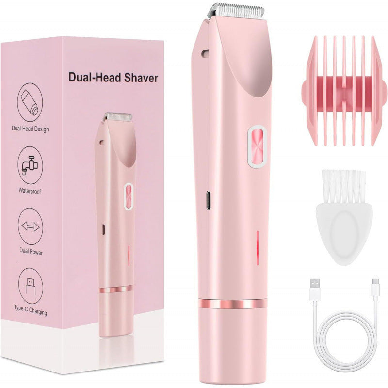 Dual-Head Electric Hair Remover – USB Rechargeable ✨