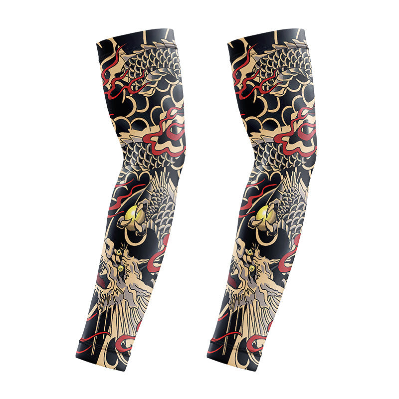 Ultra-Thin Sun Protection Tattoo Sleeves For Cool Guy
