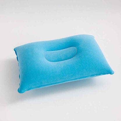 Foldable Press-to-Inflate Travel Back Pillow