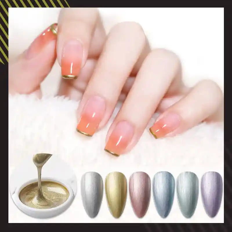 💅✨Mirror Metallic Nail Gel