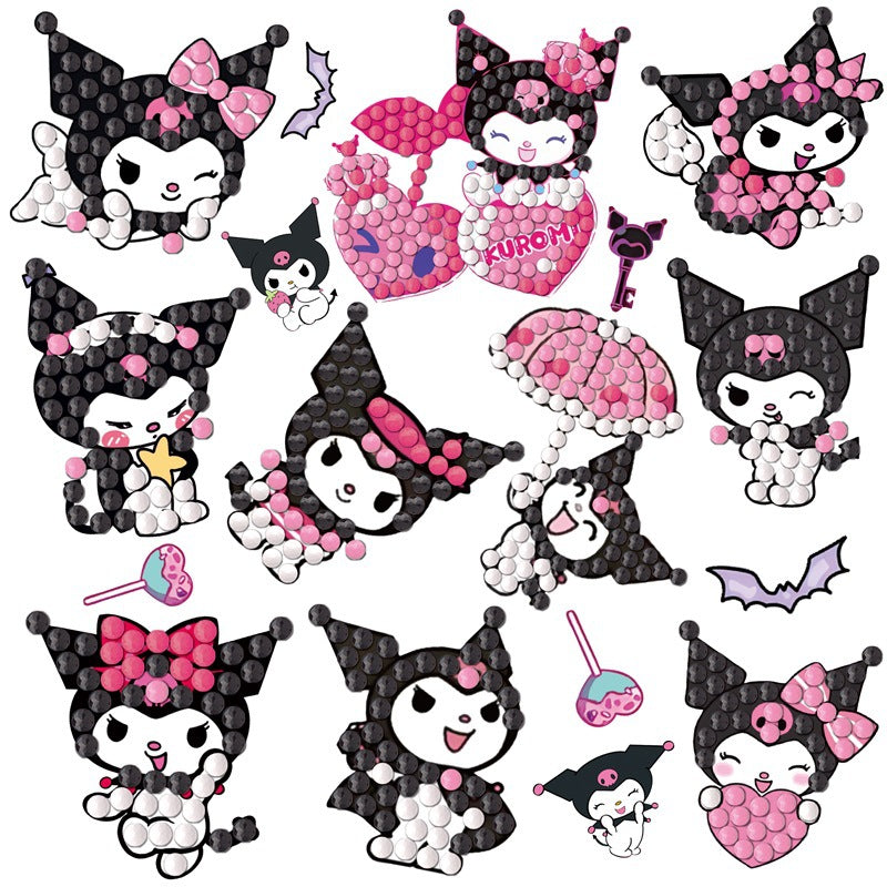 Children's DIY free stick cartoon diamond painting