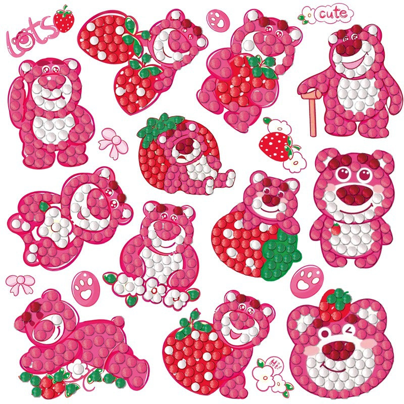 Children's DIY free stick cartoon diamond painting