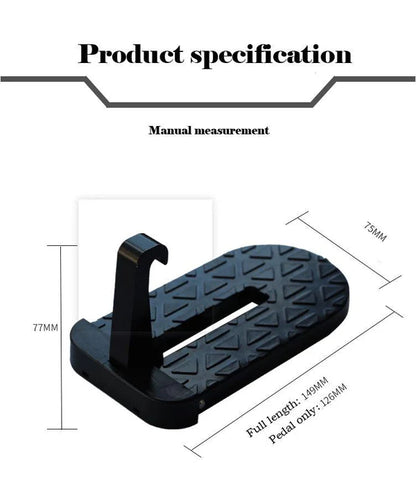 Foldable Car Door Latch Step & Safety Hammer
