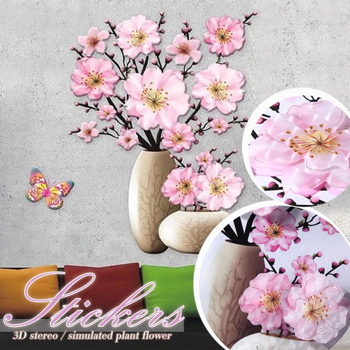 3D Flower Decorative Stickers
