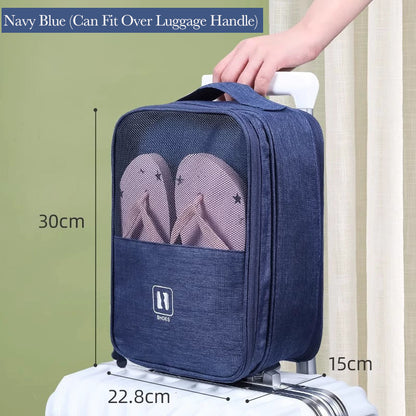 Large Capacity Shoe Bag – Portable Travel Handbag, Organizer for Storage