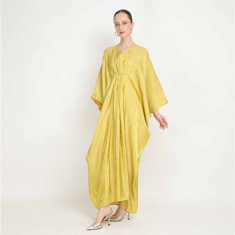 Women's Loose Batwing Sleeve Long Dress