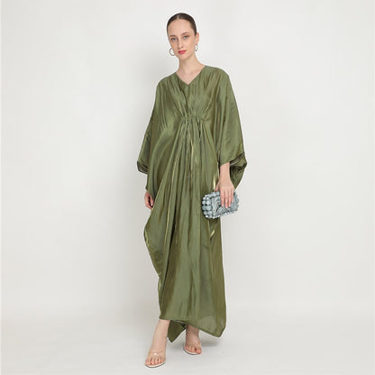 Women's Loose Batwing Sleeve Long Dress