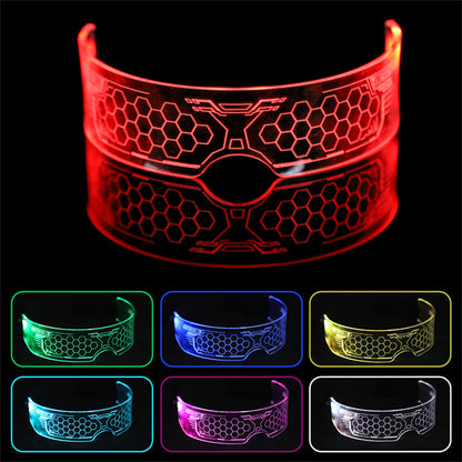 LED Colorful Luminous Technology Glasses Available For Bar Disco Party