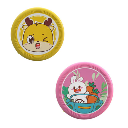 Cartoon PU Soft Frisbee Hand Throwing Toy Parent-Child Interaction