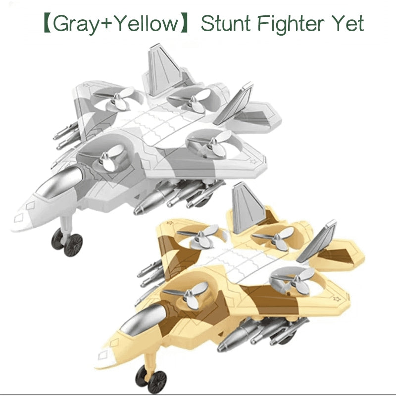 Children's 360° Stunt Spinning Fighter Jet Model Toy