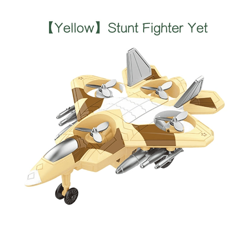 Children's 360° Stunt Spinning Fighter Jet Model Toy