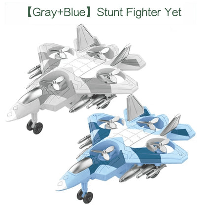 Children's 360° Stunt Spinning Fighter Jet Model Toy