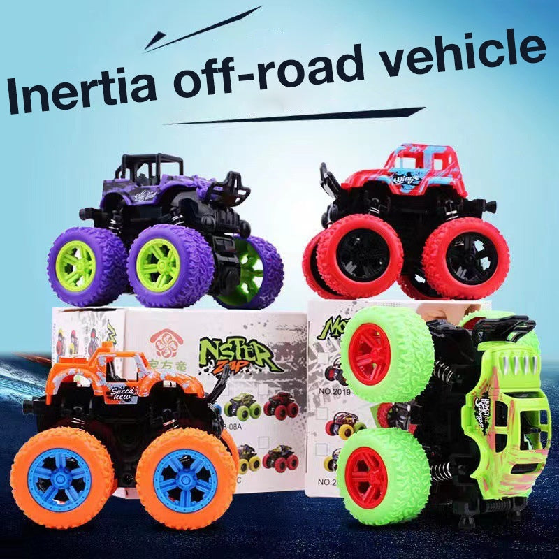 Kids Inertia Four-wheel Drive Stunt Off-Road Toy Car