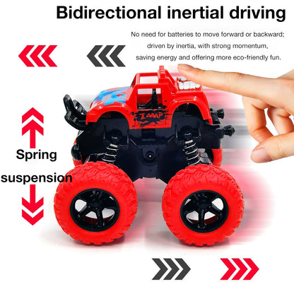 Kids Inertia Four-wheel Drive Stunt Off-Road Toy Car