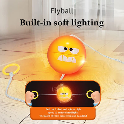 Glowing Whistle Flying Ball – Children's Finger Exercise Whistle Ball