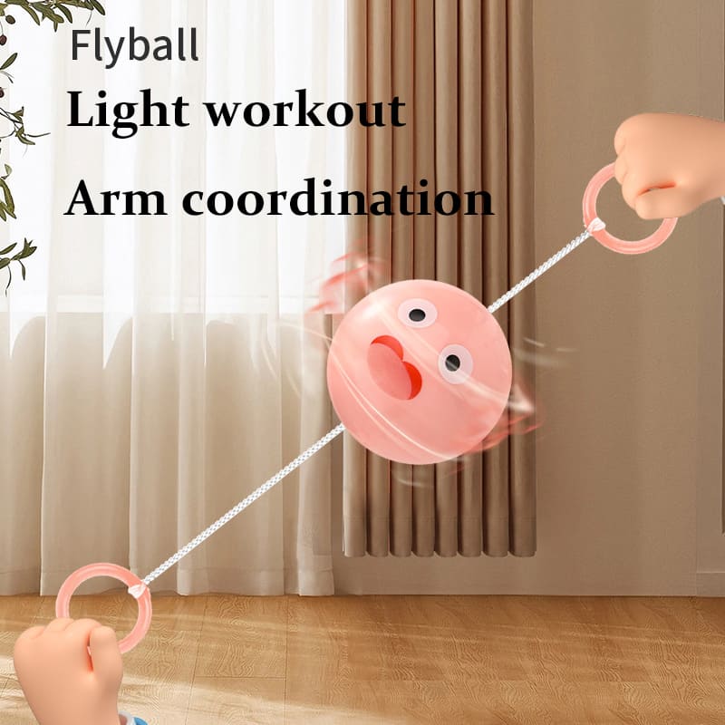 Glowing Whistle Flying Ball – Children's Finger Exercise Whistle Ball