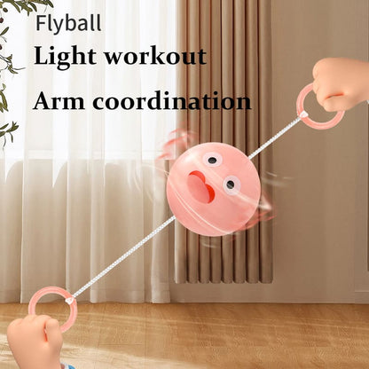 Glowing Whistle Flying Ball – Children's Finger Exercise Whistle Ball