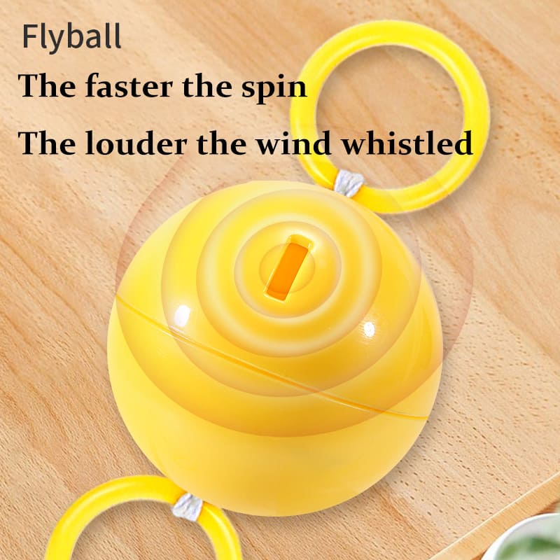 Glowing Whistle Flying Ball – Children's Finger Exercise Whistle Ball