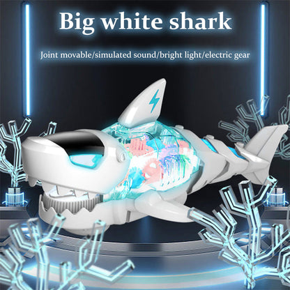 Electric Gear Simulated Shark with Lights, Music, and Universal Movement