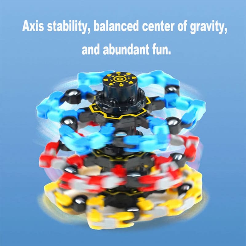 Children's Educational Fidget Spinner – Transformable Mechanical Spinner for Stress Relief and Creative Play