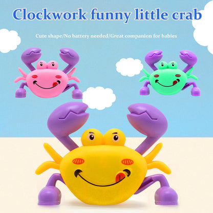 Wind-Up Chain-Link Crawling Crab Toy – Realistic Mechanical Crab for Kids