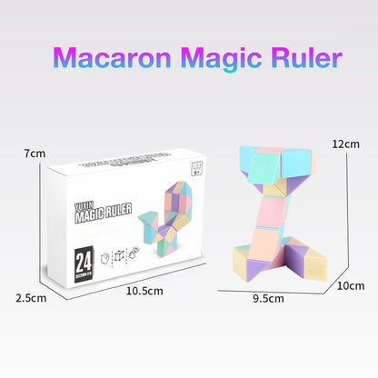 Macaron Versatile Magic Ruler - Fun and Creative Toy for Kids