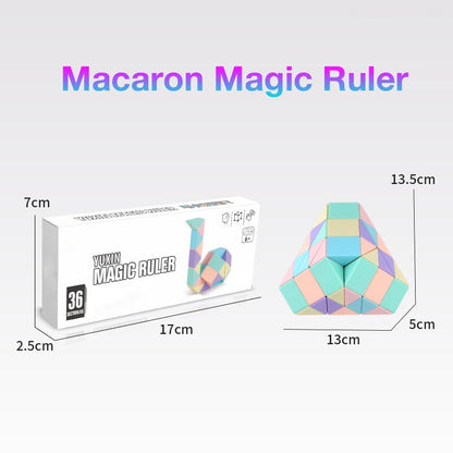 Macaron Versatile Magic Ruler - Fun and Creative Toy for Kids