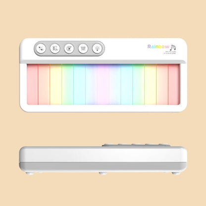 Multifunctional Electronic Keyboard Pocket Instrument with Rainbow Lights