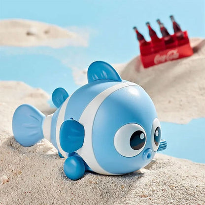 Educational Wind-up Clownfish Toy for Kids, Interactive Wobble Fish for Boys and Girls, Parent-Child Gift