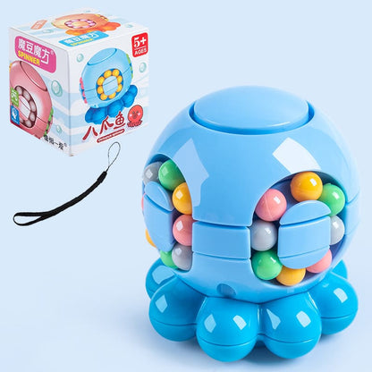 Octopus Stress Relief Toy Magic Bean Cube Educational Puzzle Toy for Children