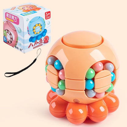 Octopus Stress Relief Toy Magic Bean Cube Educational Puzzle Toy for Children