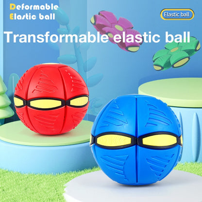 Children's Elastic Ball Step-On Flying Disc Transformable Ball Educational Toy