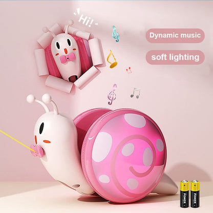 Leash-pulled, Colorful, Glowing, And Musical Electric Snail