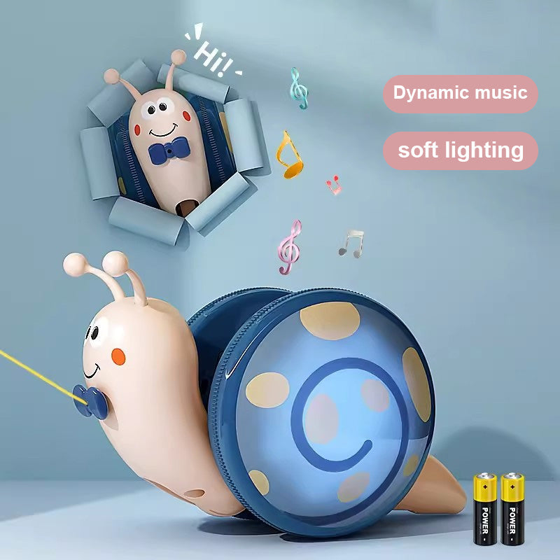 Leash-pulled, Colorful, Glowing, And Musical Electric Snail
