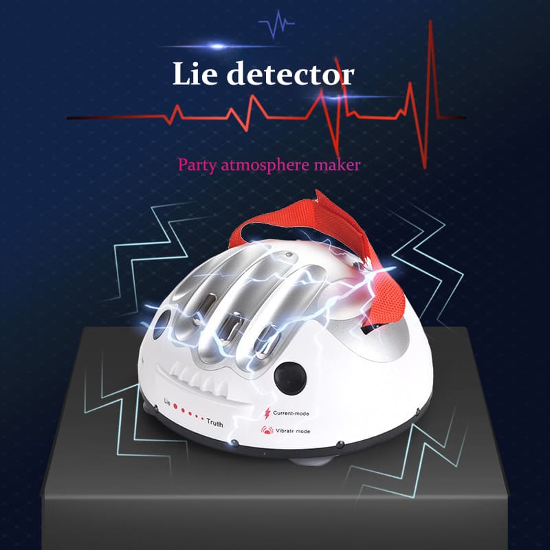 Desktop Stress Relief Mini Electric Shock Lie Detector Party Prank Finger Device