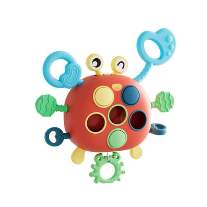 Baby Educational Finger Exercise Crab Pull Toy